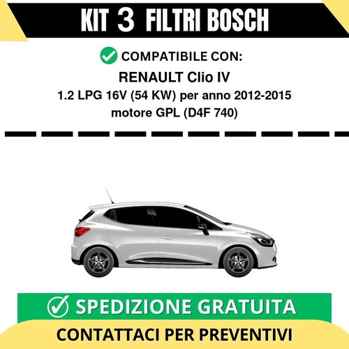 Kit filtri bosch renault - filtri,