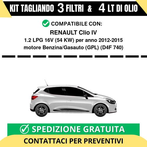 Tagliando per renault clio - tagliando,
